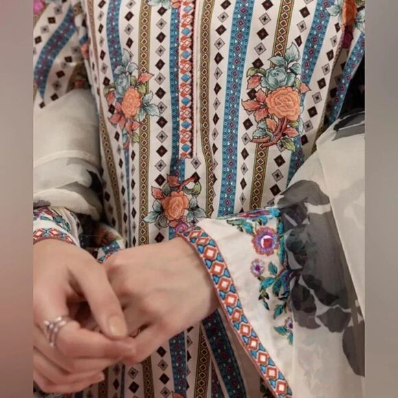 SAPPHIRE PAKISTANI AUTHENTIC DESIGNER DRESS 3 PIECE - Picture 6 of 8